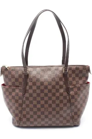 LOUIS VUITTON Pre-owned, Dame, Brun, ONE SIZE, Uld, Pre-owned Canvas totes