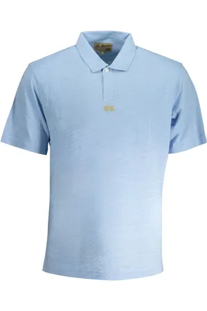 La Martina Top, Herre, Blå, 2XL, Kortærmet Polo Skjorte Blå Herre