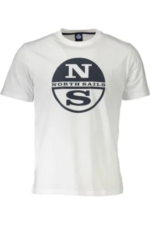 North Sails Top, Herre, Hvid, XL, Bomuld, Herre T-shirt med moderne print