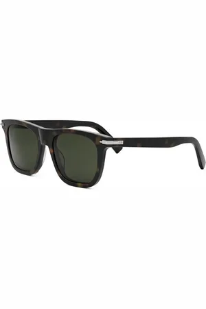 Dior Tilbehør, unisex, Brun, 53 MM, Uld, Stilfulde sorte jakkesætbriller
