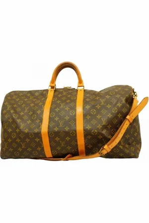 LOUIS VUITTON Pre-owned, Dame, Brun, ONE SIZE, Uld, Pre-owned canvas tasker