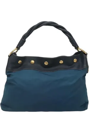 Prada Pre-owned, Dame, Blå, ONE SIZE, Nylon, Pre-owned nylon prada-tasker