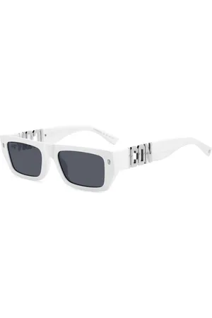 Dsquared2 Tilbehør, Herre, Hvid, 54 MM, Autentiske Icon Solbriller - Premium Kvalitet