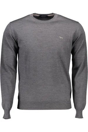 HARMONT&BLAINE Strik, Herre, Grå, 2XL, Mand GRÅ Sweater