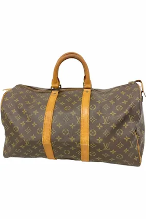 LOUIS VUITTON Pre-owned, Dame, Brun, ONE SIZE, Tyl, Pre-owned canvas tasker