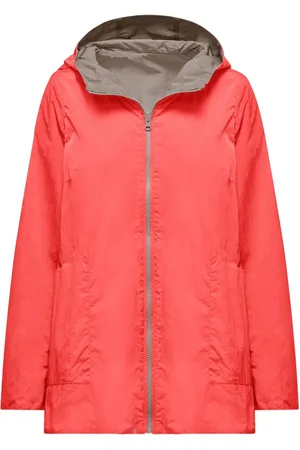 Bomboogie Frakke, Dame, Rød, XL, Nylon, Dame vendbar tofarvet parka