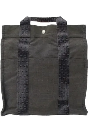 Hermès Pre-owned, Herre, Grå, ONE SIZE, Tyl, Pre-owned Stof rygsaekke