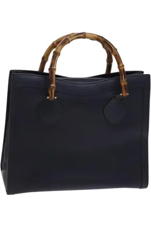 Gucci Pre-owned, Dame, Sort, ONE SIZE, Uld, Pre-owned Laeder gucci-tasker
