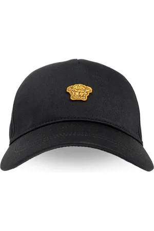 VERSACE Tilbehør, Herre, Sort, 57 CM, Bomuld, Baseball cap