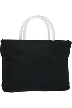 Prada Pre-owned, Dame, Sort, ONE SIZE, Nylon, Pre-owned nylon hndtasker