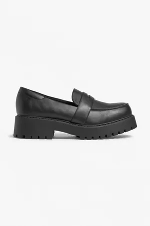 Monki Faux leather loafer