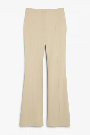Monki High-waist flared trousers
