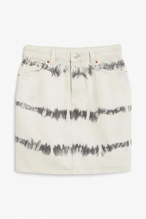 Monki Mini denim skirt