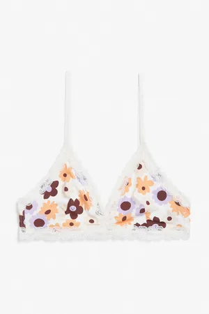 Monki Lace trim soft bra