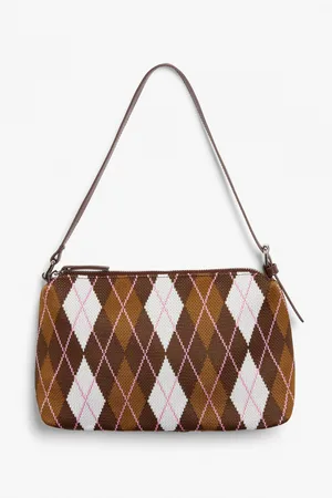 Monki Patterned small hand bag