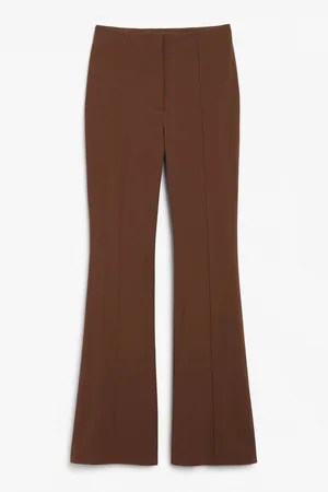 Monki High-waist flared trousers