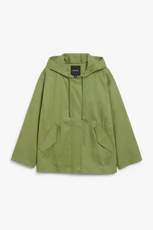 Monki Hooded light-weight parka