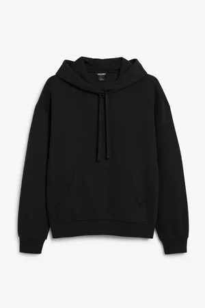 Monki Soft drawstring hoodie