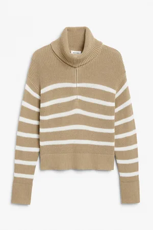 Monki Half zip knit sweater