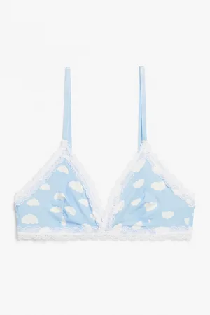 Monki Lace trim soft bra