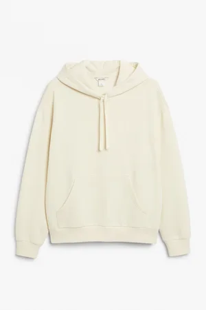 Monki Kvinder Sweatshirts - Soft drawstring hoodie
