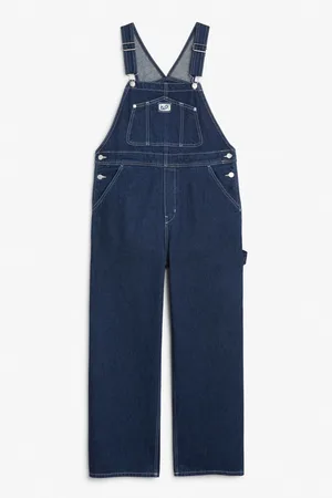 Monki Oversized denim dungaree