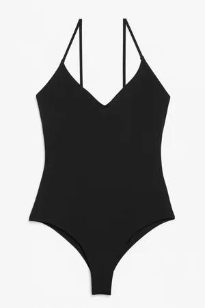 Monki Kvinder Badedragter - Swimsuit with slim straps