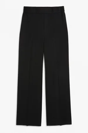 Monki Kvinder Straight - Straight leg creased trousers