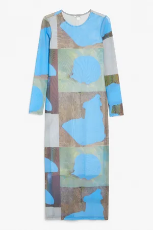 Monki Kvinder Festkjoler - Long mesh dress