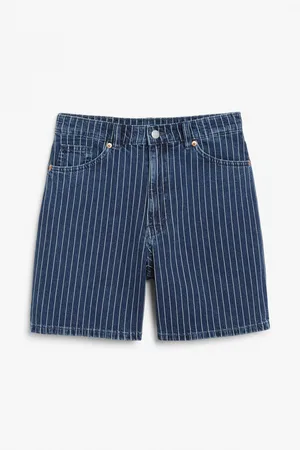 Monki Kvinder High waist - High waist denim shorts