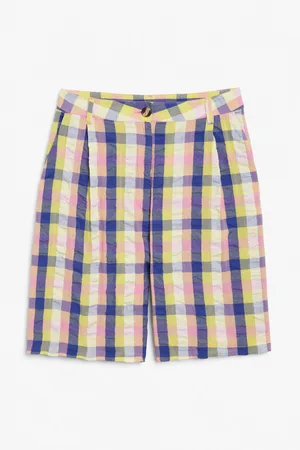 Monki Kvinder Shorts - Seersucker shorts