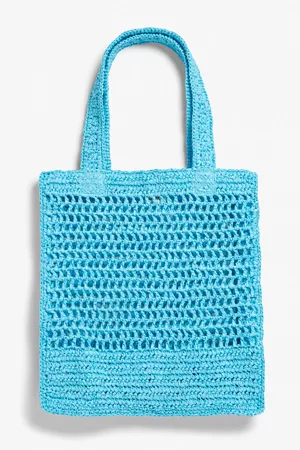 Monki Kvinder Håndtasker - Crochet style tote bag