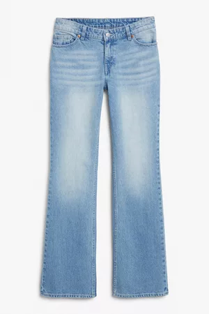 Monki Kvinder Bootcut - Wakumi low waist bootcut jeans