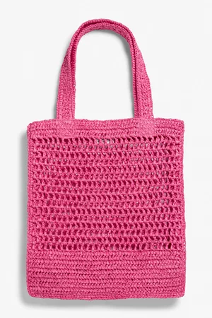 Monki Kvinder Håndtasker - Crochet style tote bag