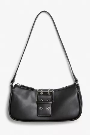 Monki Kvinder Håndtasker - Faux leather hand bag with buckle