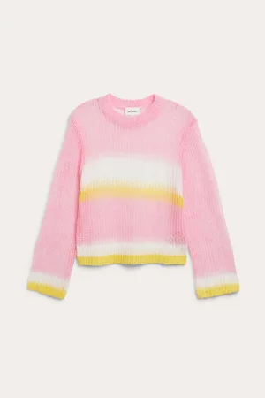 Monki Oversized sheer knitted sweater