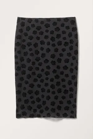 Monki Mesh midi skirt