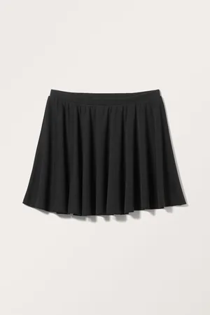 Monki Short Pique Skirt