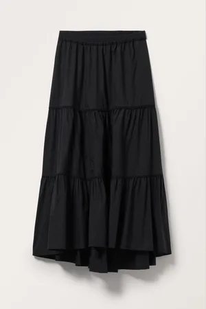 Monki Tiered Maxi Skirt