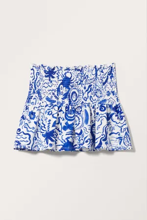 Monki Smock Mini Skirt