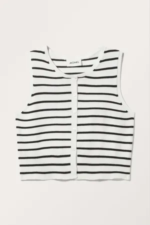 Monki Jacquard Knitted Vest
