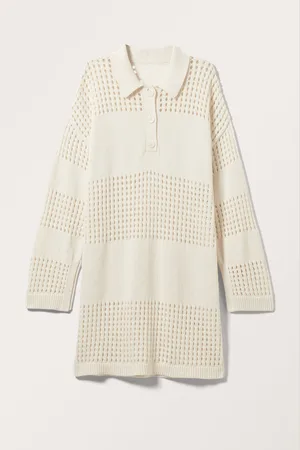 Monki Short Tiered Knitted Dress