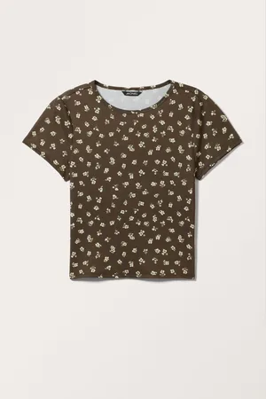 Monki Cropped t-shirt