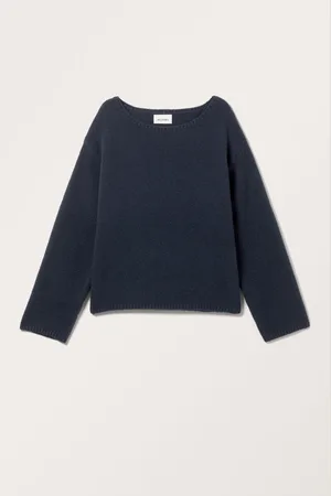 Monki Knitted Boat Neck Sweater