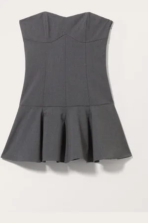 Monki Fitted Tube Dress