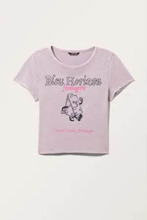 Monki Cropped t-shirt