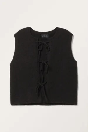 Monki Knitted Tie Vest