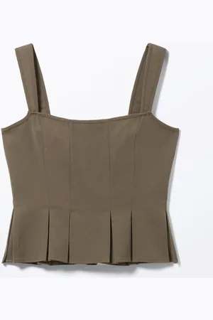 Monki Square Neck Suiting Top