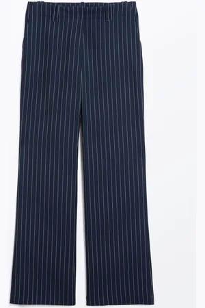 Monki Low waist tailored bootcut trousers