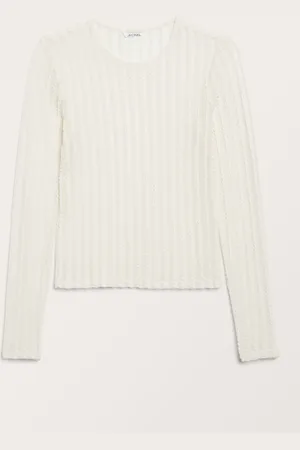 Monki Zigzag mesh top